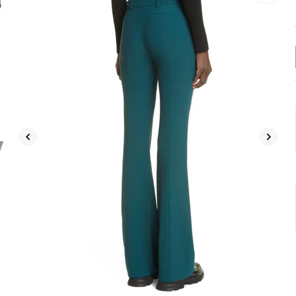Alexander McQueen Boot Cut Tailored Trousers in Forrest Green - Picture 5 of 15